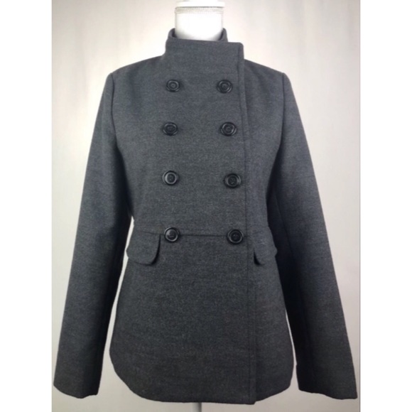 Old Navy Jackets & Blazers - Old Navy Double-Breasted Gray Jacket/ Coat